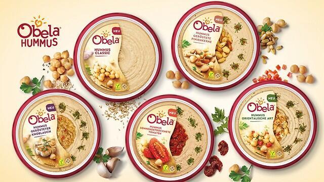 Obela hummus will be available in five variations in Germany