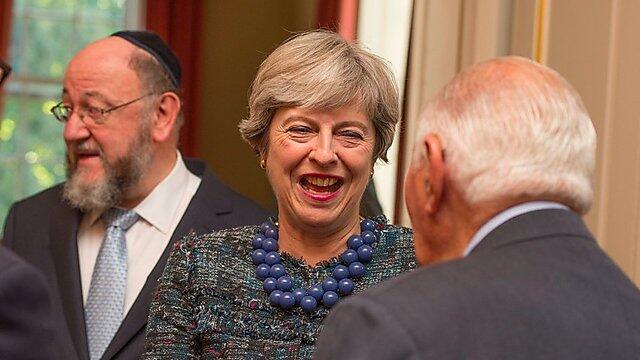 PM Theresa May, at the dinner (Photo: UK gov.)