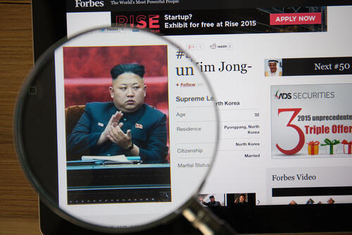 Ким Чен Ын. Фото aradaphotography shutterstock: 