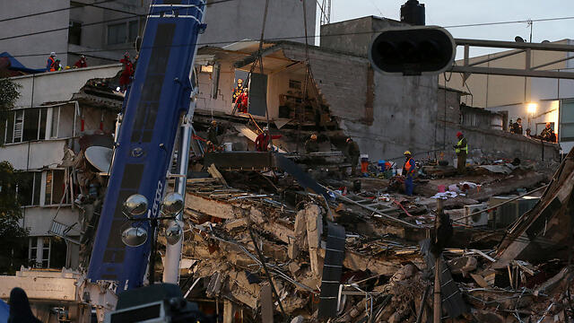 IDF delegation working in Mexico City (Photo: Reuters) (צילום: רויטרס) IDF delegation working in Mexico City (Photo: Reuters)