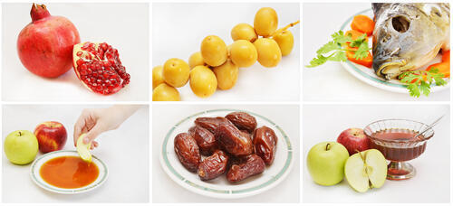 Продукты к Рош ха-Шана. Фото: shutterstock