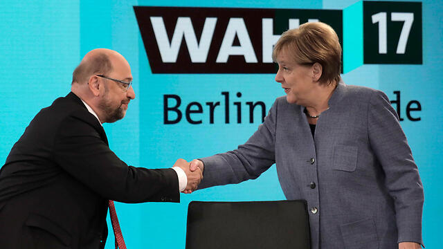 Меркель и Шульц. Фото: АР