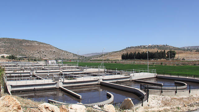 Sewage treatment plant in the Palestinian Authority