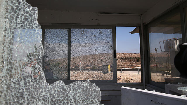 Пункт проверки после стрельбы. Фото: Охад Цвайгенберг