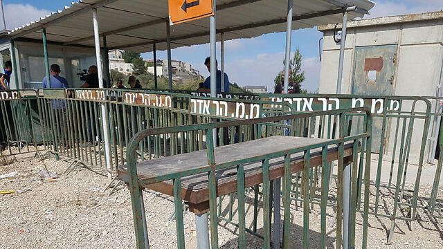 Пункт проверки, где был остановлен террорист