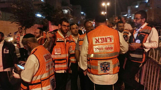 Взрыв в Эльаде. Фото: МАДА (צילום: דוברות איחוד הצלה) Взрыв в Эльаде. Фото: МАДА