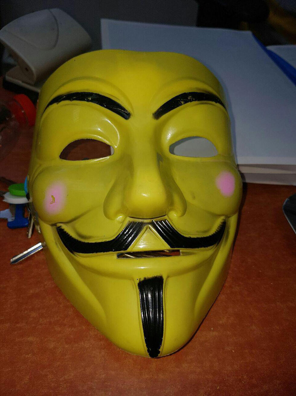 Masks used by teens in Dimona