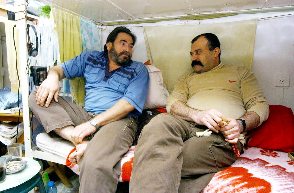 Акрам Мансур, убийца израильского солдата Ицхака Трумпельдора, в тюрьме в Ашкелоне. Фото: Гади Кабало (архив "Едиот ахронот")