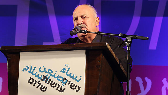 Former MK Shnaan, who lost his son to terrorism, spoke at the rally