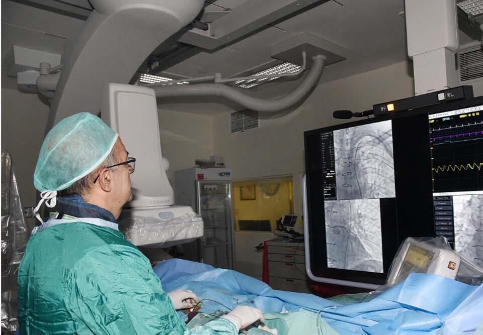 Лаборатория катетеризации ("цинтур"). Фото: Рахель Давид