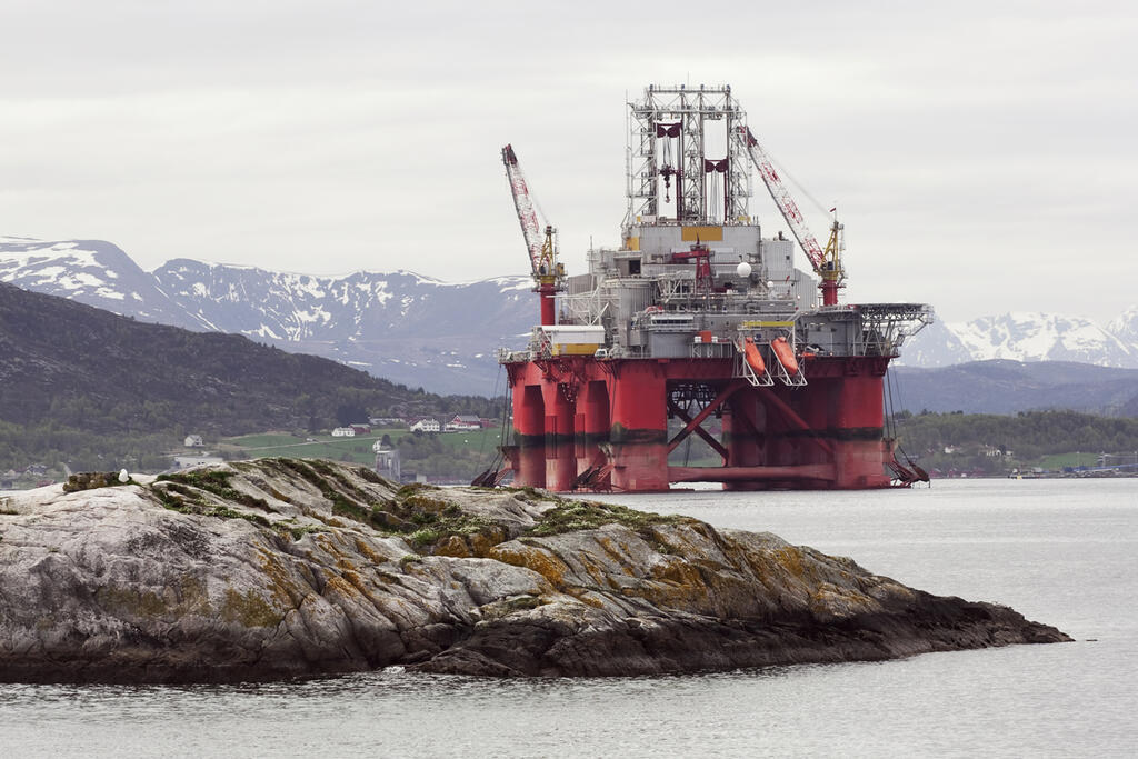 An oil rig in Norway 