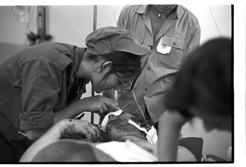 Раненый прибыл в больницу в Цфате. Фото: Давид Рубингер