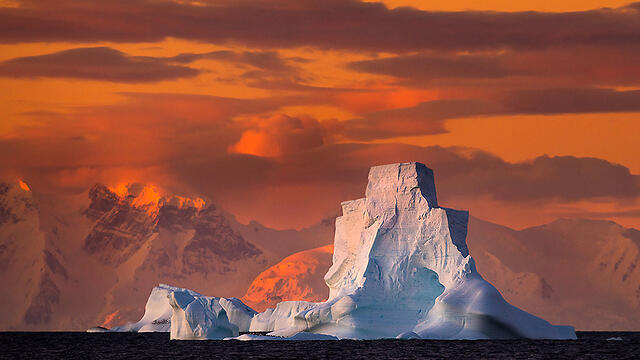 Закат в Антарктике глазами Рои Глица