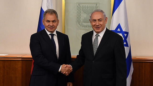 PM Netanyahu with Russia’s Minister of Defense Sergey Shoygu 