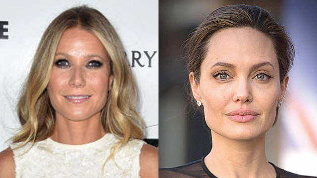 Previously, actresses Gwyneth Paltrow (L) and Angelina Jolie came forward with sexual misconduct accusations against Weinstein