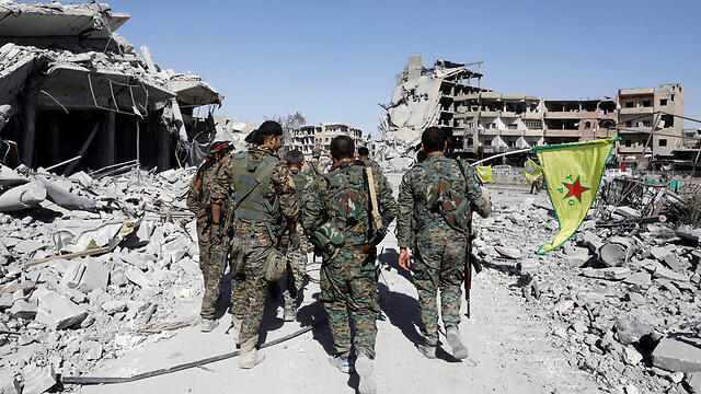 US-led coalition in Syria's Raqqa after ISIS fled the city, 2017 (Photo: Reuters) US-led coalition in Syria's Raqqa after ISIS fled the city, 2017