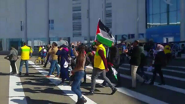 Пропалестинская демонстрацияnullnull Пропалестинская демонстрация