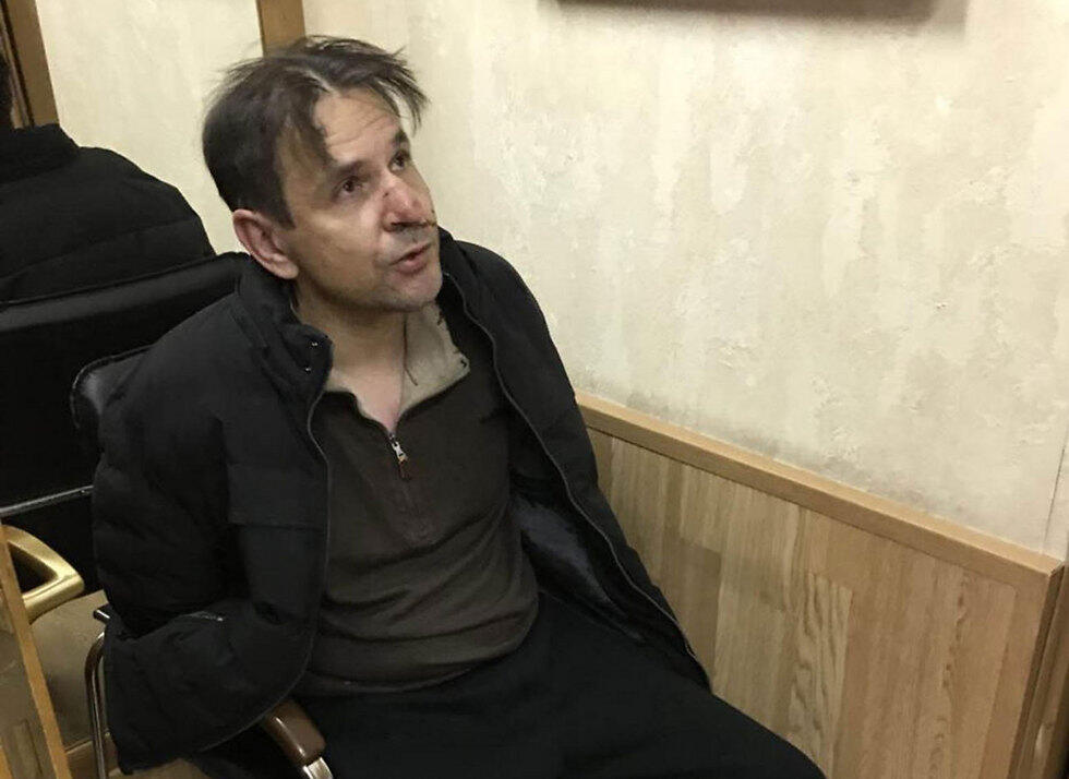 Russian-Israeli Boris Grits stabbed a Moscow journalist Monday
