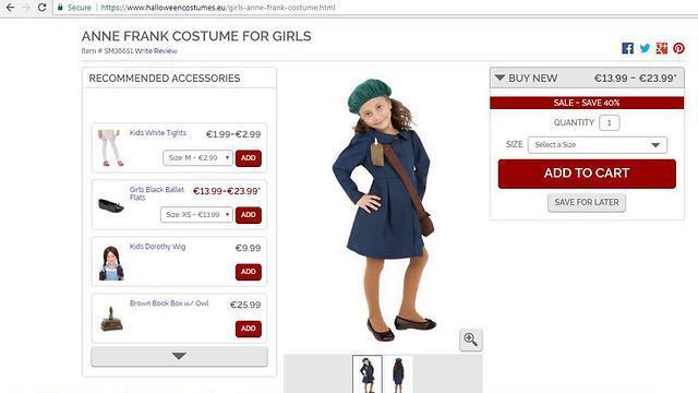 Anne Frank costume