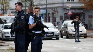 German police in Munich, archive 