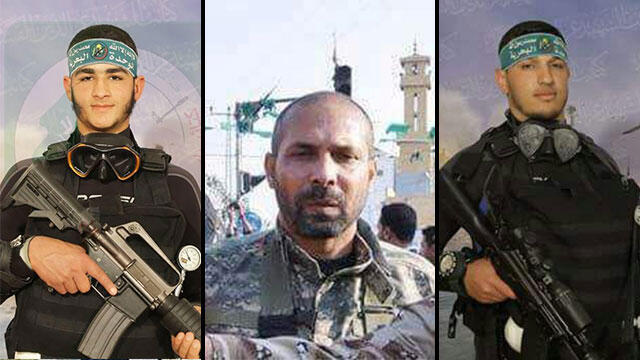 Three of the militants killed in the blast