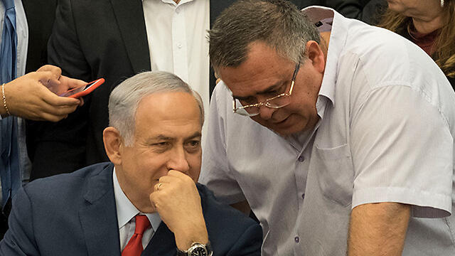 Prime Minister Netanyahu and MK David Bitan