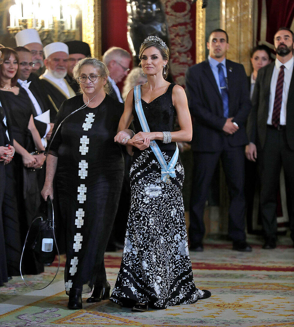 Нехама Ривлин и королева Летиция. Фото: МСТ