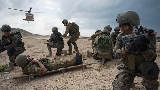 Unit 669 and Garud in joint search & rescue exercise (צילום: דובר צה"ל) Unit 669 and Garud in joint search & rescue exercise