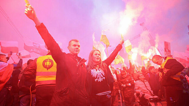 Far-right march on Poland's Independence Day