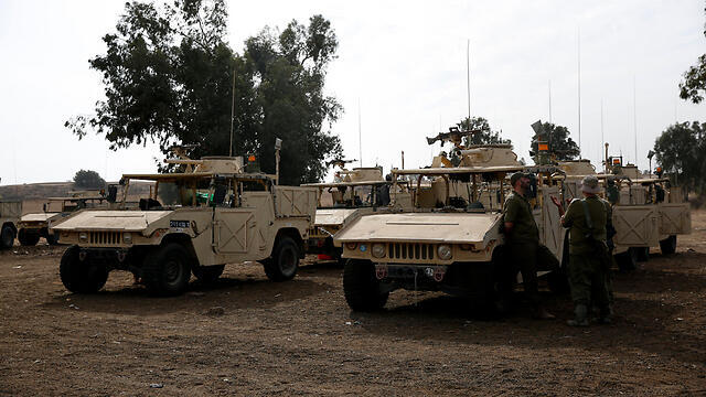 IDF vehicles prepare due to heightened alert