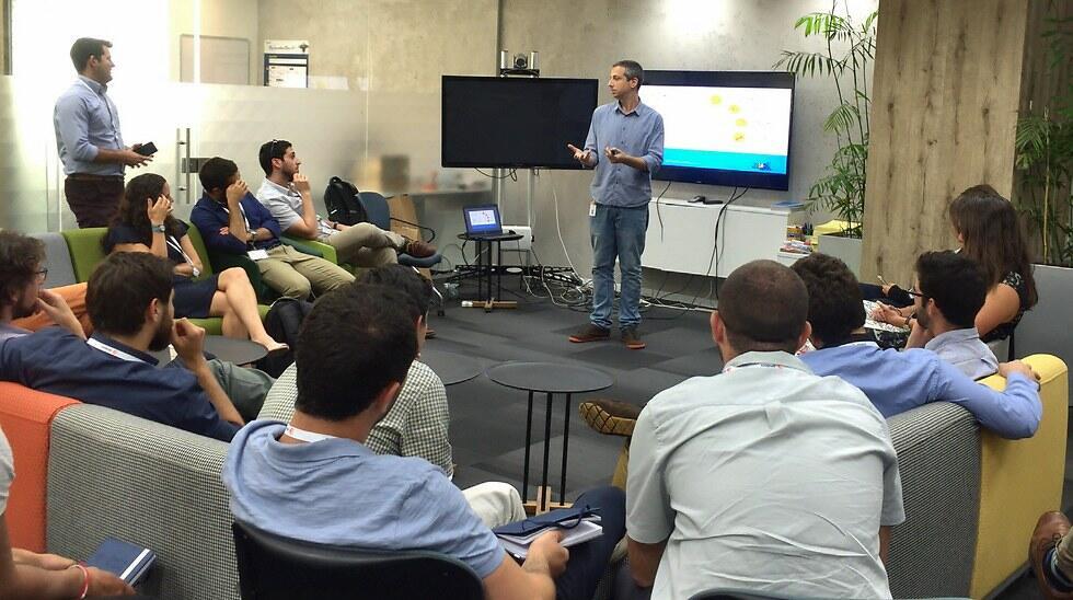 The program's participants in Israel 