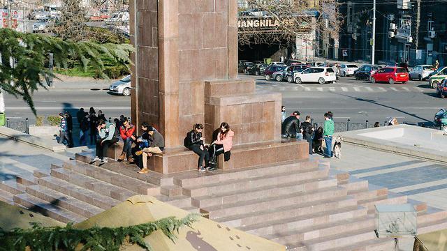 A square in Tbilisi