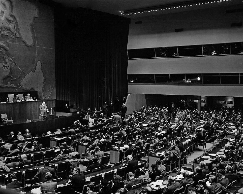 The UN vote on the Partition Plan on November 29, 1947nullnull The UN vote on the Partition Plan on November 29, 1947
