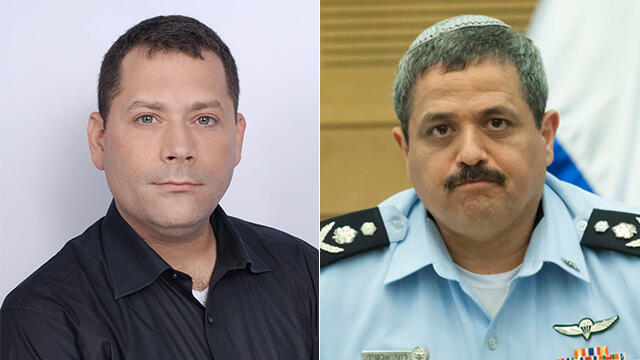 Horev (L) and Police Commissioner Roni Alsheikh (צילום: יואב דדוקביץ') Horev (L) and Police Commissioner Roni Alsheikh