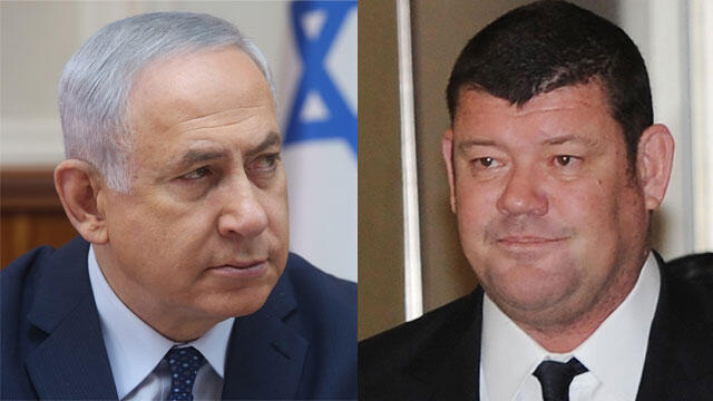 Netanyahu (L) and Packer
