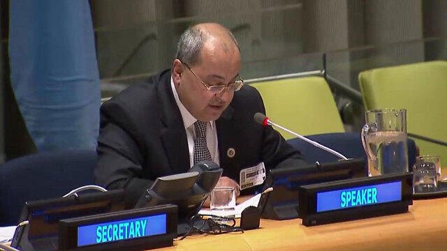 MK Ahmad Tibi at the UN, November 29, 2017nullnull MK Ahmad Tibi at the UN, November 29, 2017