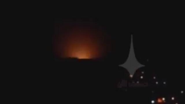 Footage from strike in the Jamraya areanullnull Footage from strike in the Jamraya area