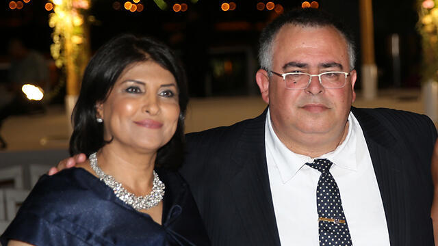 Police confronted Hagit Bitan (L) with printouts from her bank account