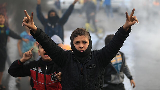 Protests in Gaza against Trump's declaration