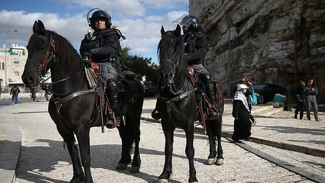 Полиция на улицах Иерусалима. Фото: Охад Цвайгенберг