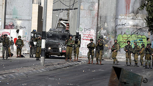 Clashes in Bethlehem (צילום: EPA) Clashes in Bethlehem