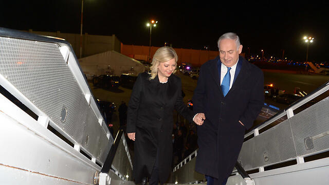 Prime Minister Netanyahu and his wife Sara leave for France, Saturday night