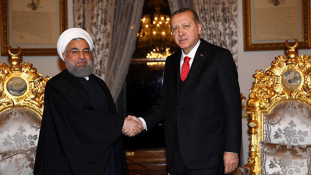 Президент Ирана Хасан Рухани и президент Турции Реджеп Эрдоган
