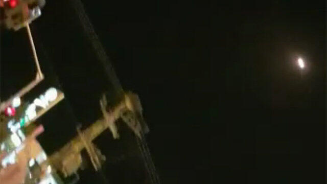 The rocket's interception