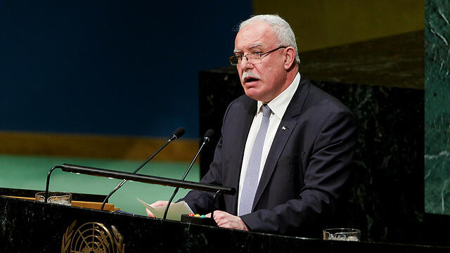 Palestinian Foreign Minister, Riyad al-Maliki
