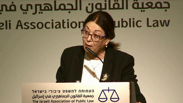 Chief Justice Hayut said politicians wished the court to decide on difficult matters and then protested when it did
