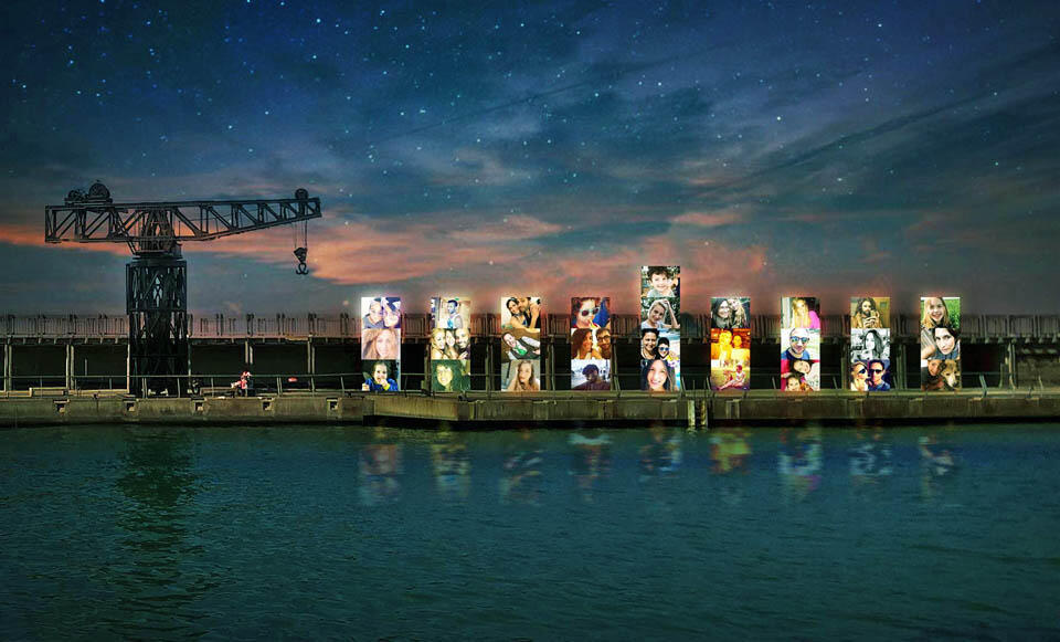 Первая израильская интерактивная селфи-ханукия Фото: пресс-служба