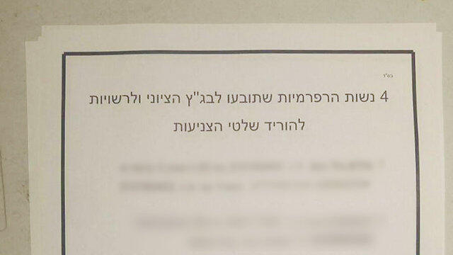 'The 4 Reform women appealing to the Zionist High Court and authorities to take down modesty signs'nullnull 'The 4 Reform women appealing to the Zionist High Court and authorities to take down modesty signs'