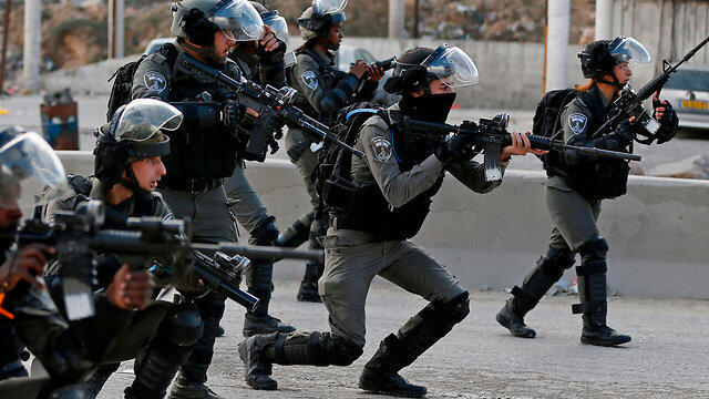 Border Police forces in Ramalla