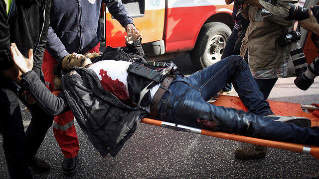 Terrorist evacuated after being shot